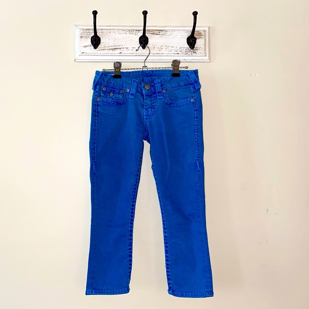 True Religion Lily Super T Cropped Jeans Size 27